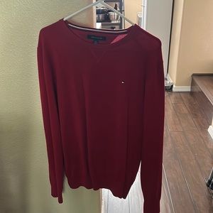 Tommy Hilfiger red sweater medium